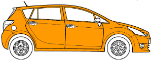 полная покраска toyota verso